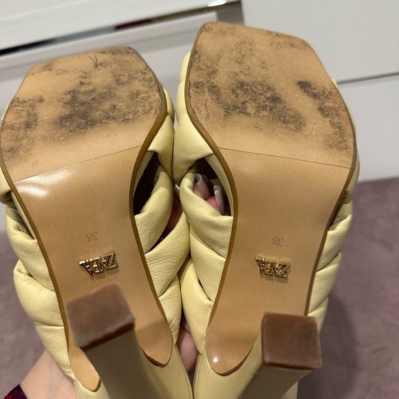 Women sandals Zara leather size 38 - Picture 5 of 6